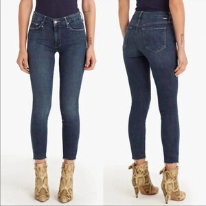 Mother the looker ankle fray in girl crush